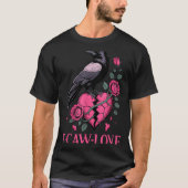 F Caw F Crow Anti Valentine's Day Dark Gothic Brok Tシャツ (正面)