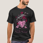 F Caw F Crow Anti Valentine's Day Dark Gothic Brok Tシャツ (正面)