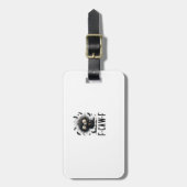 F-Caw-F Crow Bird Funny Crow F-Caw-F Tri-Blend ラゲッジタグ (正面縦)