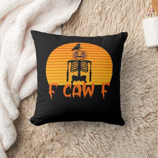 F-Caw-F Crow Classic Aesthetic Casual クッション (ブランケット)