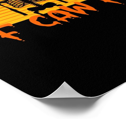 F-Caw-F Crow Classic Aesthetic Casual ポスター (角)