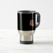 F-Caw-F Crow Classic Retro Cool トラベルマグ (正面右)