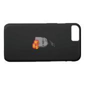 F-Caw-F Crow Classic Retro Cool Case-Mate iPhoneケース (裏面(横))