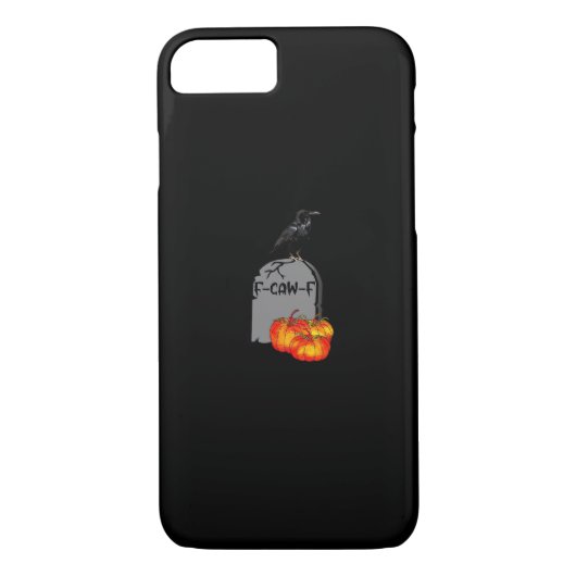 F-Caw-F Crow Classic Retro Cool Case-Mate iPhoneケース (裏面)