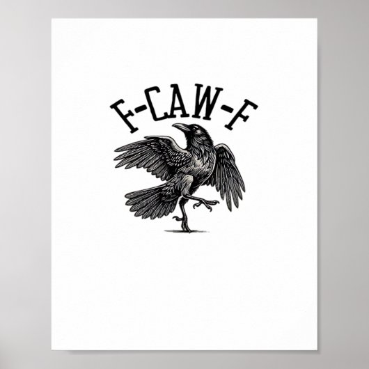 F Caw F Crow Creative Casual ポスター (正面)