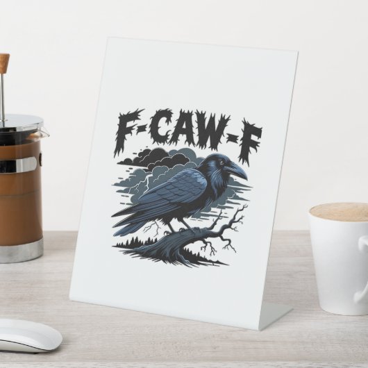 F-Caw-F Crow Essential Retro Classic 台座サイン (インサイチュ)