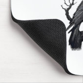 F Caw F Crow, F-Caw-F Funny Bird Saying Meme マウスパッド (コーナー)