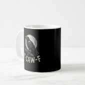 F Caw F Crow Funny Adult Humor Graphic Novelty Got コーヒーマグカップ (正面左)