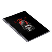 F-Caw-F Crow Funny F-Caw-F Aesthetic Design ノートブック (右側)