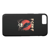 F-Caw-F Crow Funny Gothic Raven Humor Style Case-Mate iPhoneケース (裏面(横))