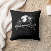 F-Caw-F Crow Halloween Witch F-Caw-F クッション (ブランケット)