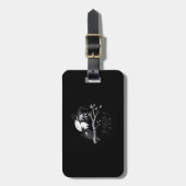 F-Caw-F Crow Halloween Witch F-Caw-F ラゲッジタグ (正面縦)