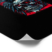 F-Caw-F Crow Humorous Graphic ポスター (角)