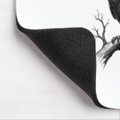 F Caw F Crow Lover Raven Meme Classic Style マウスパッド (コーナー)