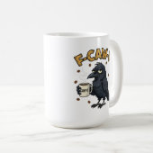 F-CAW-F Crow Mug | Funny F Caw F Coffee Mug  コーヒーマグカップ (正面右)