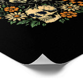 F-Caw-F Crow Pun Funny Bird Cawing Grunge Hallowee ポスター (角)