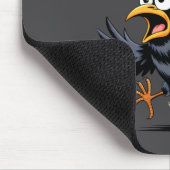F-caw-f Crow Quote Meme - Funny Christmas Raven Hu マウスパッド (コーナー)