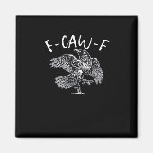 F-Caw-F Crow Retro Classic マグネット (正面)