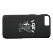 F-Caw-F Crow Retro Classic Case-Mate iPhoneケース (裏面(横))