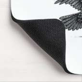 F Caw F Crow Retro Classic Style マウスパッド (コーナー)
