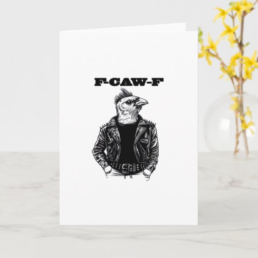 F Caw F Essential Aesthetic Design カード (黄色い花)