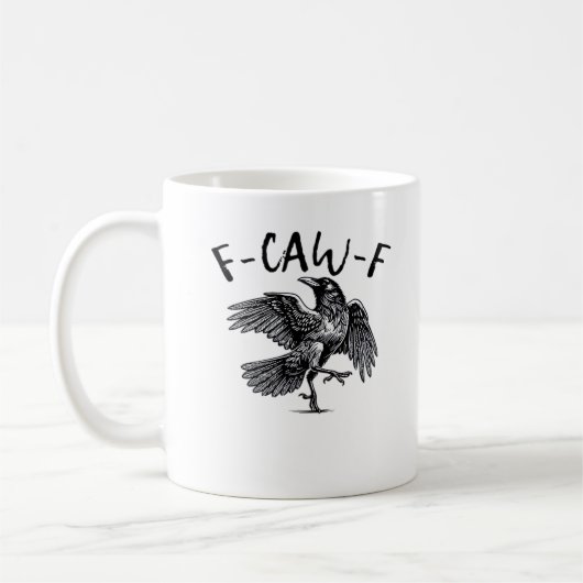F Caw F Essential Classic Aesthetic コーヒーマグカップ (左)