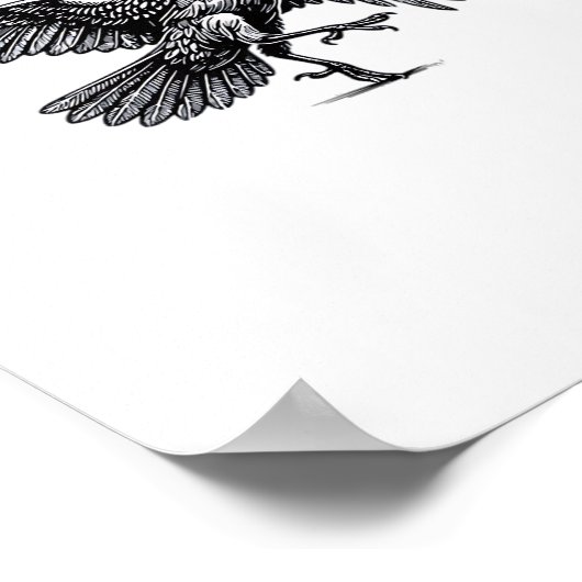 F Caw F Essential Classic Aesthetic ポスター (角)