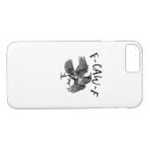 F Caw F Essential Classic Aesthetic Case-Mate iPhoneケース (裏面(横))