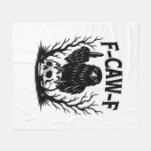 F Caw F Essential Cool Unique Style フリースブランケット (正面(横))