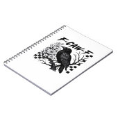 F Caw F Essential Funny Trendy Style ノートブック (左側)