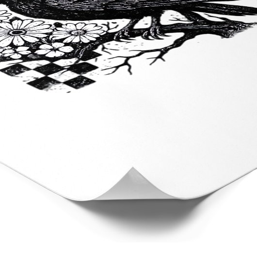 F Caw F Essential Funny Trendy Style ポスター (角)