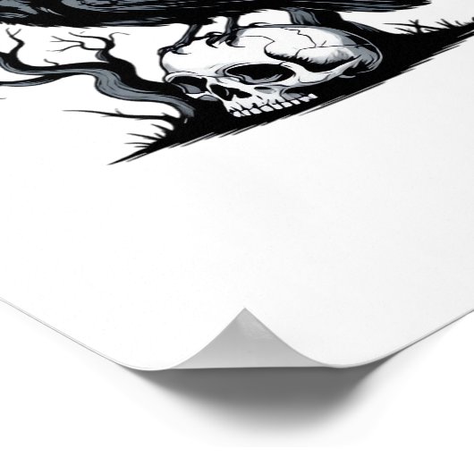 F Caw F Essential Minimal Clean Design ポスター (角)