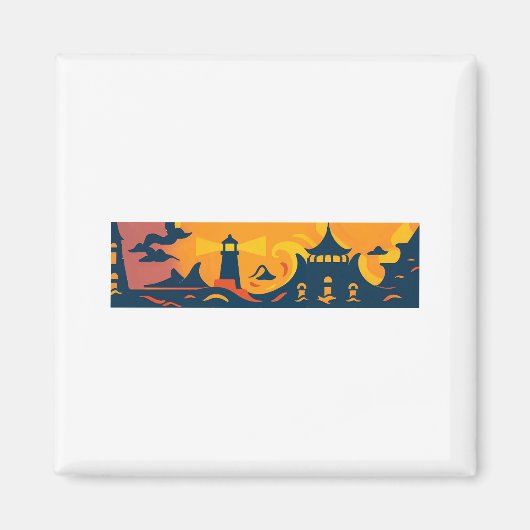 F-Caw-F Essential Retro Classic マグネット (正面)