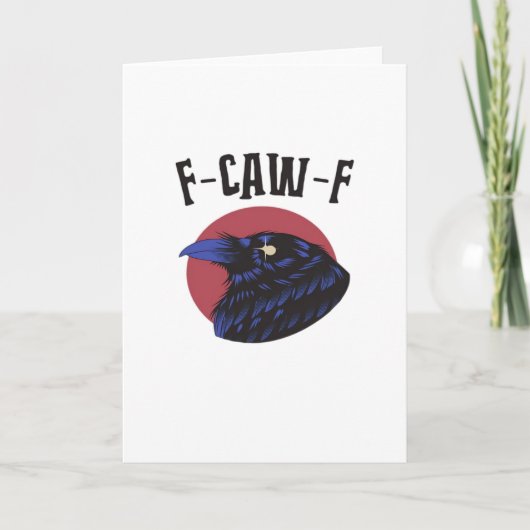 F Caw F Essential Vintage Graphic Look カード (正面)