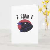 F Caw F Essential Vintage Graphic Look カード (黄色い花)