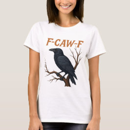 F CAW F｜f-caw-f｜gothic raven png｜raven Tシャツ