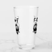 F-Caw-F Funny Bird Quote Gifts  タンブラーグラス (左)