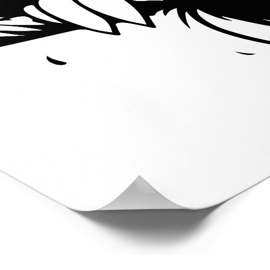 F-Caw-F Funny Bird Quote Gifts  ポスター (角)