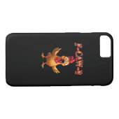 F Caw F Funny Chicken Classic Aesthetic Design Case-Mate iPhoneケース (裏面(横))
