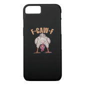 F Caw F Funny Chicken Classic Retro Cool Style Case-Mate iPhoneケース (裏面)