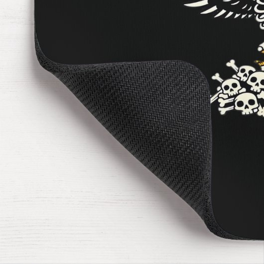 F Caw F Funny Chicken Halloween Cool Unique Style マウスパッド (コーナー)