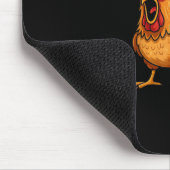 F-Caw-F Funny Chicken Humor F-Caw-F Quote Rooster  マウスパッド (コーナー)