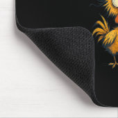 F-Caw-F Funny Chicken Humor F-Caw-F Quote Rooster  マウスパッド (コーナー)