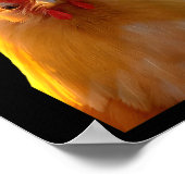 F-caw-f Funny Chicken Humor F-caw-f Quote Trump ポスター (角)