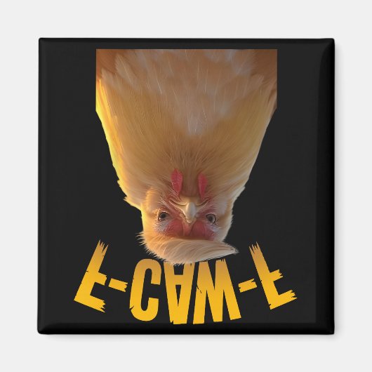 F-caw-f Funny Chicken Humor F-caw-f Quote Trump  マグネット (正面)