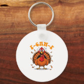 F-caw-f Funny Chicken Humor F-caw-f Turkey Meme Th キーホルダー (正面)