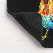 F-caw-f Funny Chicken Humor Quote Rooster Meme  マウスパッド (コーナー)