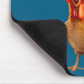 F-caw-f Funny Chicken Humor Quote Rooster Meme  マウスパッド (コーナー)