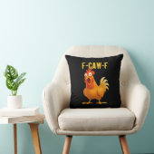 F Caw F Funny Chicken Meme Trendy Modern Style クッション (椅子)