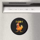F Caw F Funny Chicken Meme Trendy Modern Style マグネット (インサイチュ (食洗機))